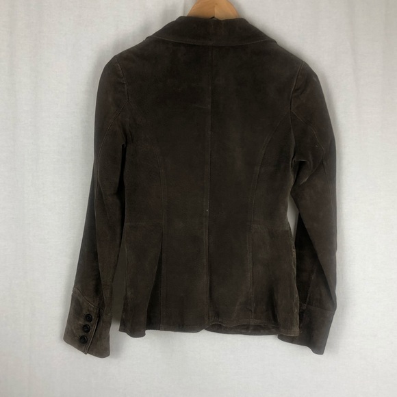 VINTAGE genuine suede blazer - Picture 3 of 11